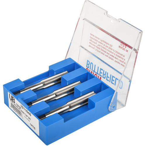 Hand Tap Set, High Speed Steel, 9/16"-18 Thread Sécurité Médic
