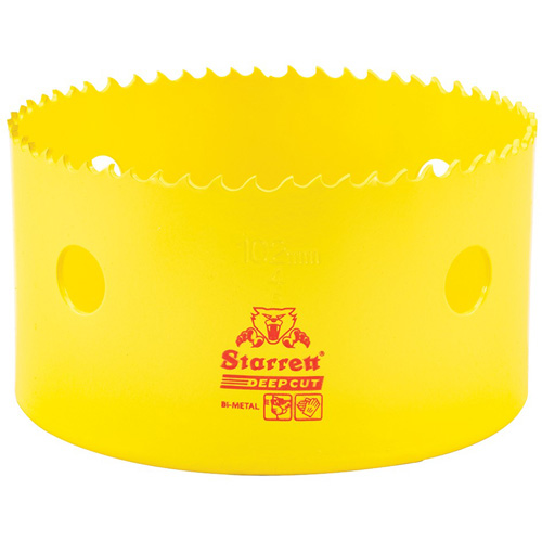 Bi-Metal Holesaw - 4", 4", 2" Depth of Cut, Bi-Metal Sécurité Médic