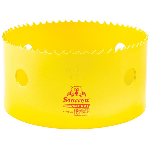 Scie &agrave; cloche bim&eacute;tal 4-1/4", 4-1/4", Profondeur de la coupe 2", Bim&eacute;tal Sécurité Médic