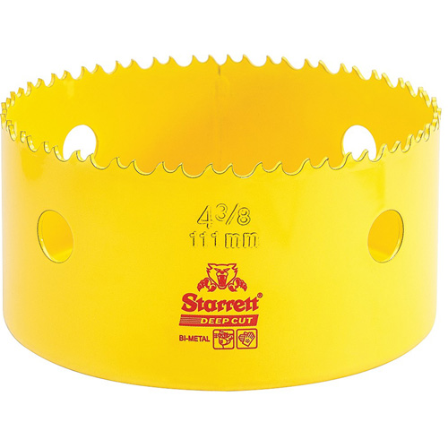 Scie &agrave; cloche bim&eacute;tal 4-3/8", 4-3/8", Profondeur de la coupe 2", Bim&eacute;tal Sécurité Médic
