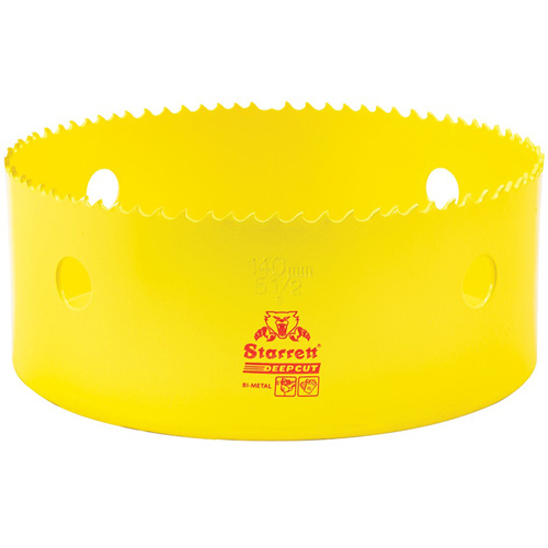 Scie &agrave; cloche bim&eacute;tal 5-1/2", 5-1/2", Profondeur de la coupe 2", Bim&eacute;tal Sécurité Médic