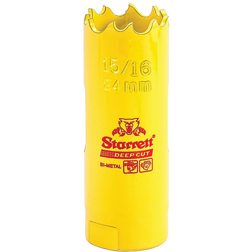 Scie &agrave; cloche bim&eacute;tal 15/16", 15/16", Profondeur de la coupe 2", Bim&eacute;tal Sécurité Médic