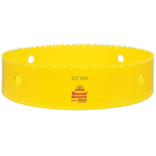 Scie &agrave; cloche bim&eacute;tal 8-9/32, 8-9/32", Profondeur de la coupe 2", Bim&eacute;tal Sécurité Médic