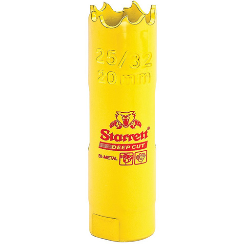 Scie &agrave; cloche bim&eacute;tal 25/32", 25/32", Profondeur de la coupe 2", Bim&eacute;tal Sécurité Médic