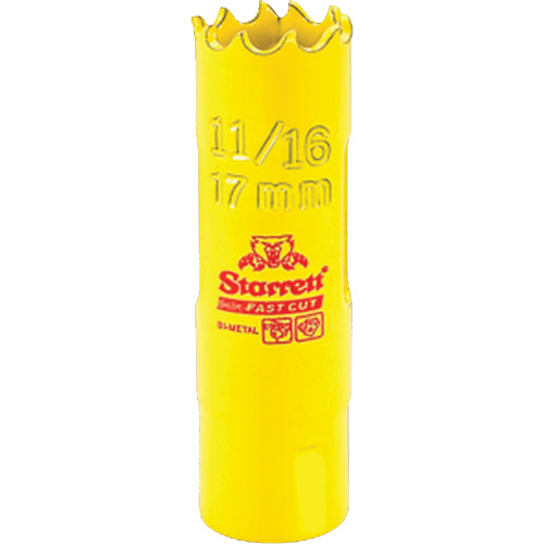 Scie &agrave; cloche bim&eacute;tal - 11/16", 11/16", Profondeur de la coupe 1-5/8", Bim&eacute;tal Sécurité Médic