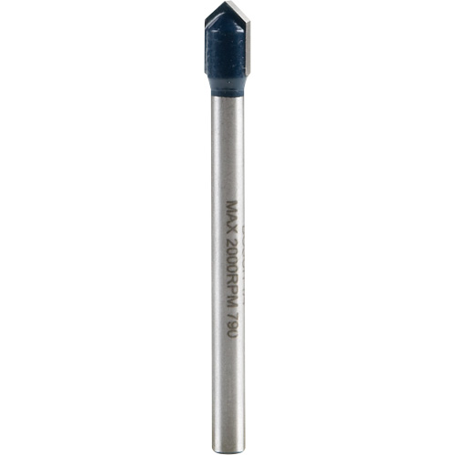 Glass and Tile Bit, Carbide, 4" Flute Sécurité Médic