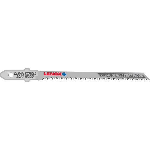 Clean-Cutting Jigsaw Blades, Bi-Metal, T-Shank, 3-1/2" L, 20 TPI Sécurité Médic