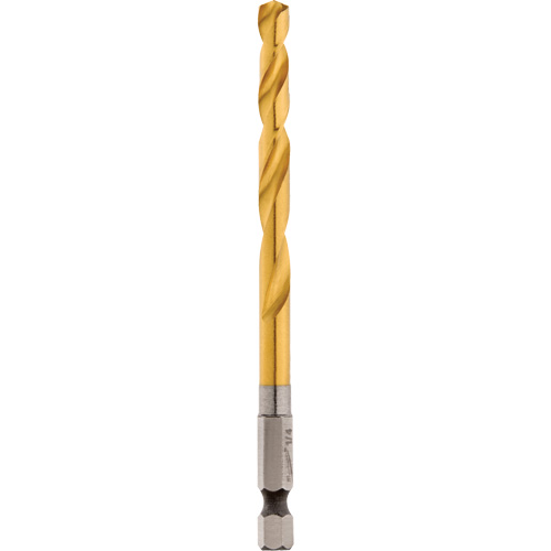 Foret Shockwave, 1/4", Titane, Cannelure 2-15/32", Pointe de 135° Sécurité Médic
