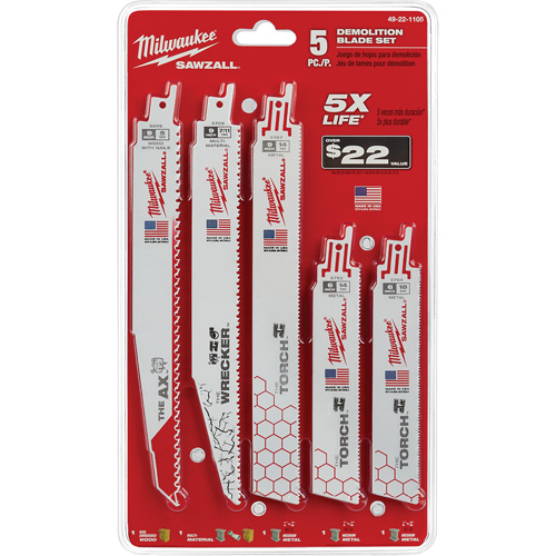 Sawzall&reg; Blade Set Sécurité Médic