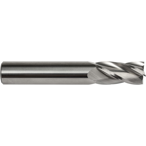 Fraise embout S134, 1/8" dia., 1-1/2" lo, 4 cannelures, 1/8" tige, Carbure Sécurité Médic