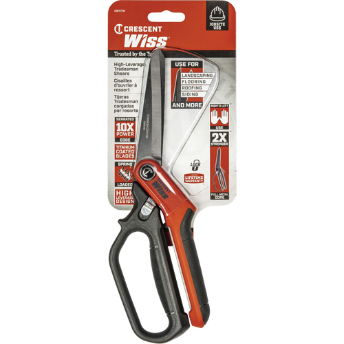 Heavy-Duty Tradesman Shears, 11", Single Ring Handle Sécurité Médic