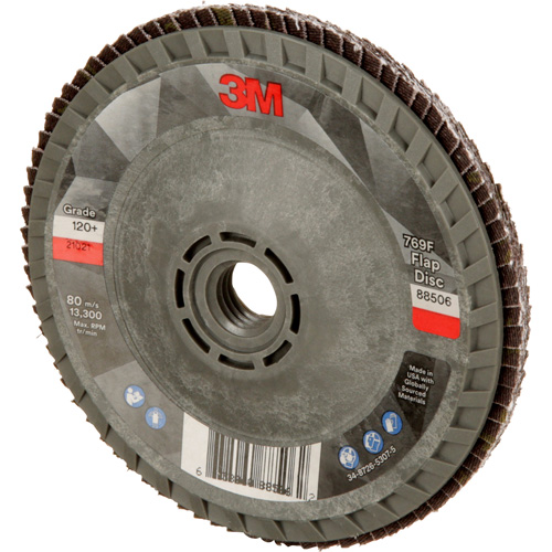769F Quick Change Flap Disc, 4-1/2" x 5/8"-11, Type 29, 120+ Grit, Ceramic Sécurité Médic