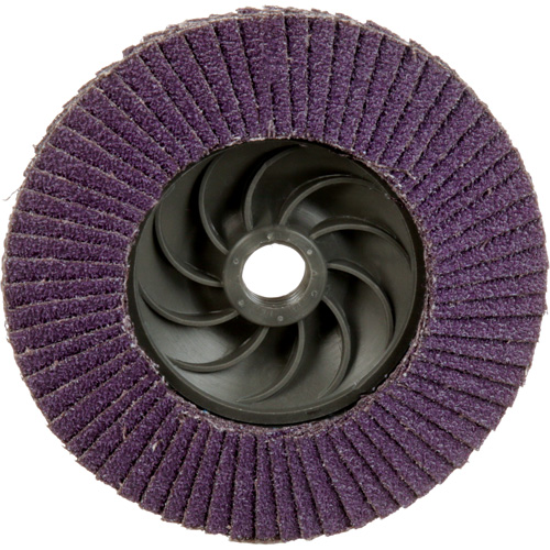 Disque &agrave; lamelles &agrave; changement rapide 769F, 4-1/2" x 5/8"-11, Type 29, Grain 40+, C&eacute;ramique Sécurité Médic