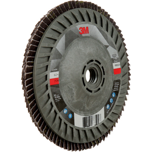 769F Quick Change Flap Disc, 5" x 5/8"-11, Type 27, 60+ Grit, Ceramic Sécurité Médic