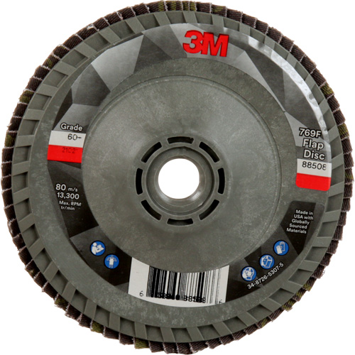 769F Quick Change Flap Disc, 4-1/2" x 5/8"-11, Type 29, 60+ Grit, Ceramic Sécurité Médic