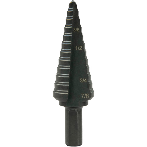 Multi-Hole Step Bit, 3/16"/4.8 mm - 7/8"/#4/22.2 mm  Sécurité Médic