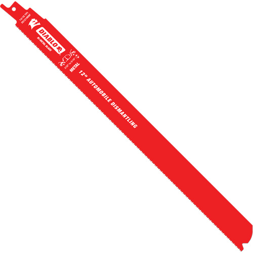 Lame de scie alternative autod&eacute;montage, Bim&eacute;tal, 10-14 Dents par pouce, 12" lo x 1" la Sécurité Médic