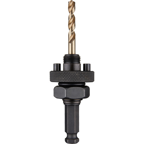 Scie-cloche grand filet avec tr&eacute;pan pilote au cobalt Hole Dozer, 1-1/4" et plus, 1/4" Tige Sécurité Médic