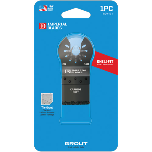 One Fit Carbide Grit Plunge Blade Sécurité Médic