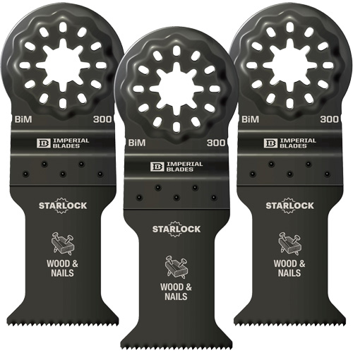 Starlock 1-3/8" Standard Wood & Nails Blades Sécurité Médic