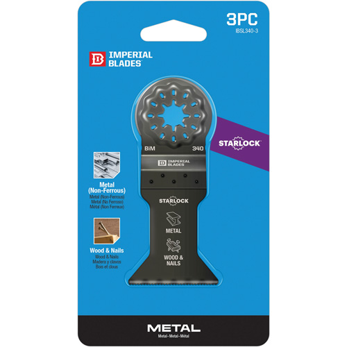 Starlock 1-3/4" Standard Metal Blade Sécurité Médic
