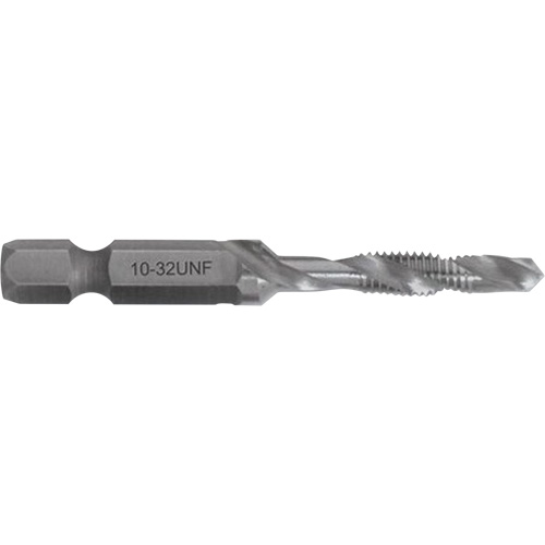 Drill/Tap Bit, #10, High Speed Steel Sécurité Médic