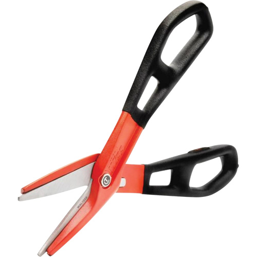 Cisaille d'&eacute;tain en aluminium dentel&eacute; de 13" avec poign&eacute;e tremp&eacute;e, Longueur de coupe de 3", Coupe Droit Sécurité Médic