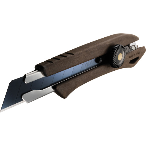 Ratchet Lock Knife, 18 mm, Wood Handle Sécurité Médic