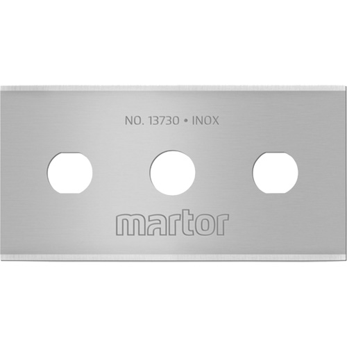 Stainless Steel Industrial Blade with Square Ends, Single Style Sécurité Médic