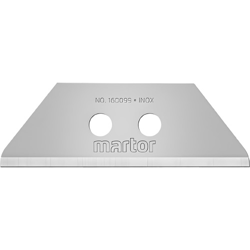 AllFit Stainless Steel Blunt Tip Trapezoid Blade, Single Style Sécurité Médic