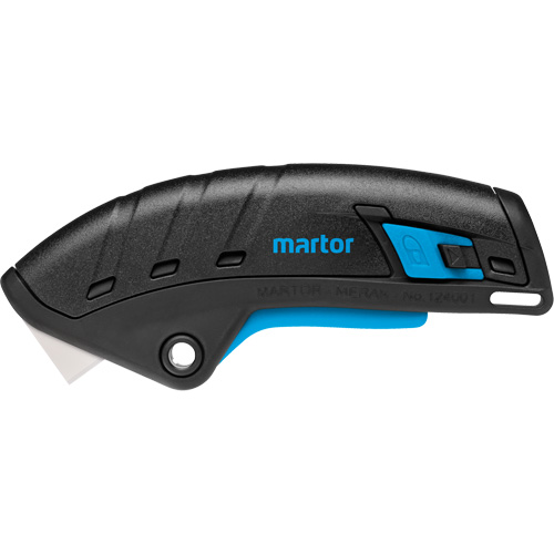 Couteau de s&eacute;curit&eacute; r&eacute;tractable Secunorm Merak, 9 mm, C&eacute;ramique, Robuste, Prise en Plastique Sécurité Médic