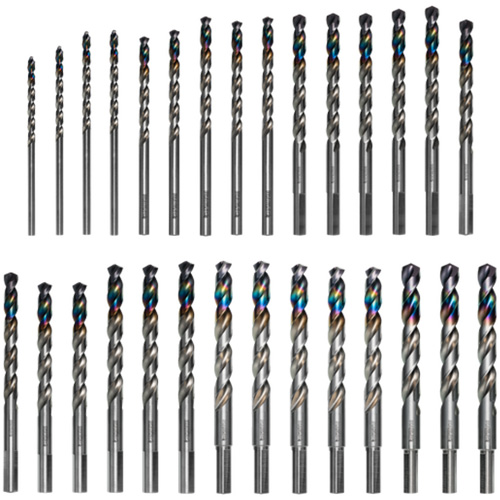 Metal Demon Drill Bit Set for Mild, Hardened and Stainless Steels, 29 Pieces Sécurité Médic