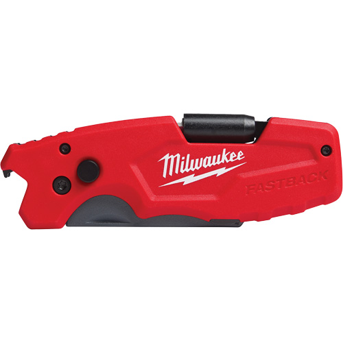 Couteau utilitaire pliant 6-en-1 Fastback, 8-3/4" lo, 6 fonctions, 1 lb Sécurité Médic