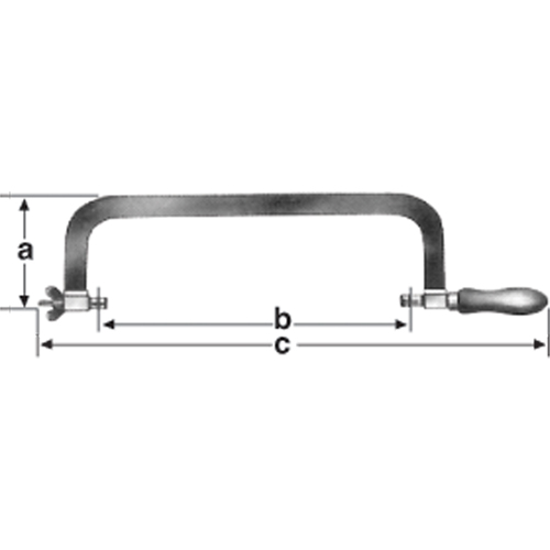 Hacksaw Frame, 12" Sécurité Médic