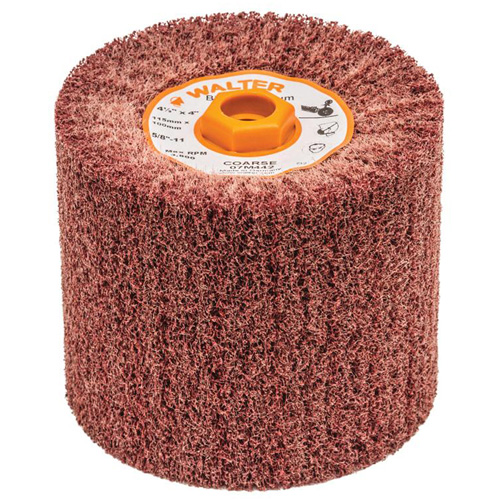 Blendex Surface Conditioning Drum, 4-1/2" Dia. x 4" W, 5/8"-11 Arbor, Coarse Grit Sécurité Médic