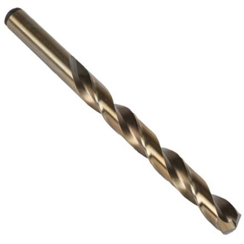 Jobber Drill Bits, High Speed Cobalt, #1, 3-7/8" L, 2-5/8" Flute, 135° Point Angle Sécurité Médic