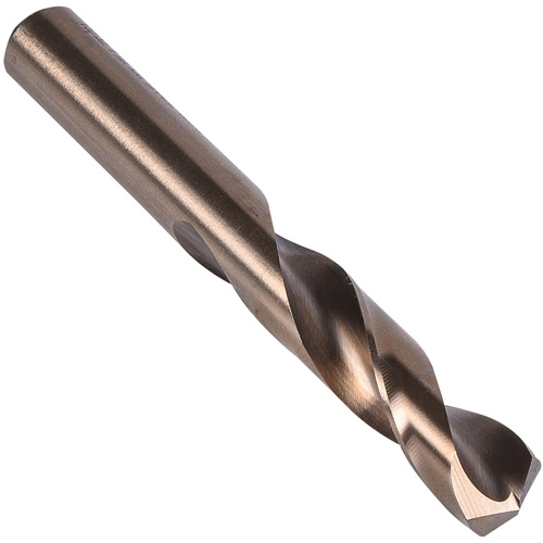 Heavy-Duty Stub Length Drill Bit, 33/64", High Speed Cobalt, 2-3/8" Flute, 135° Point Sécurité Médic
