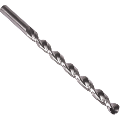 Parabolic Flute Extra Length Drill Bit, 3/16", High Speed Steel, 6" Flute, 135° Point Sécurité Médic