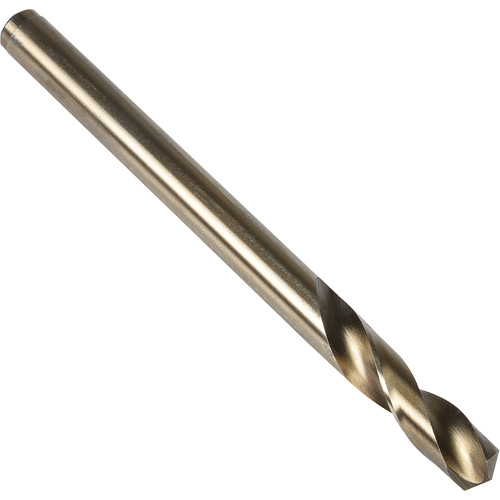Jobber Drill Bit, High Speed Cobalt, #5, 3-3/4" L, 1-1/4" Flute, 135° Point Angle Sécurité Médic