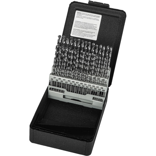 Jobber Length Drill Bit Set, 60 Pieces, High Speed Steel Sécurité Médic