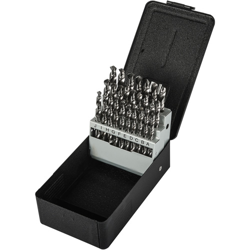 Jeu de forets s&eacute;rie courte combin&eacute;s robustes, 26 morceaux, Acier rapide Sécurité Médic