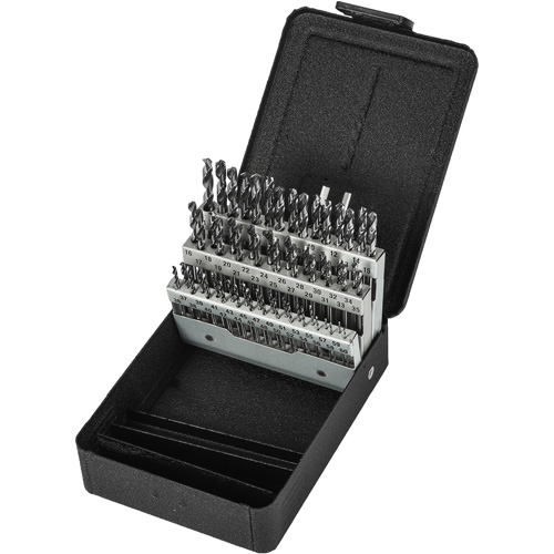 Stub Length Drill Bit Set, 60 Pieces, High Speed Steel Sécurité Médic