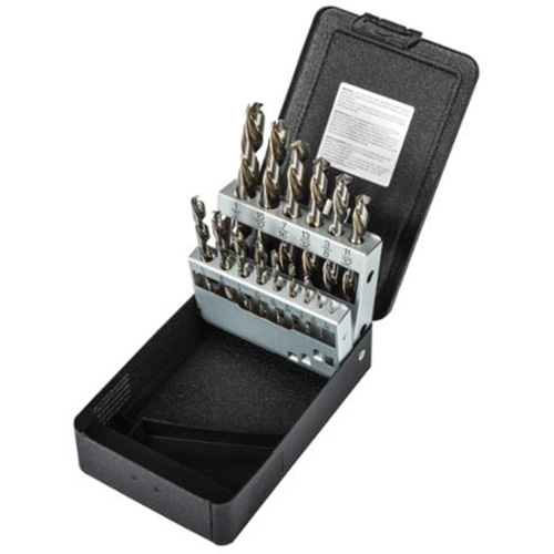 Jobber Length Drill Bit Set, 15 Pieces, High Speed Steel Sécurité Médic