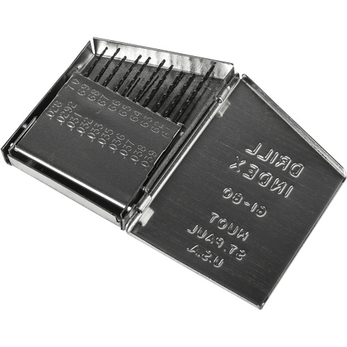 Jeu de forets s&eacute;rie courte combin&eacute;s robustes, 20 morceaux, Acier rapide Sécurité Médic