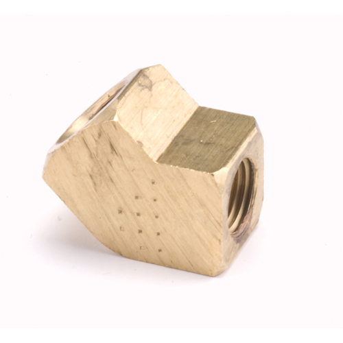 Coudes 45° extrud&eacute;s, Laiton, 1/4" Sécurité Médic