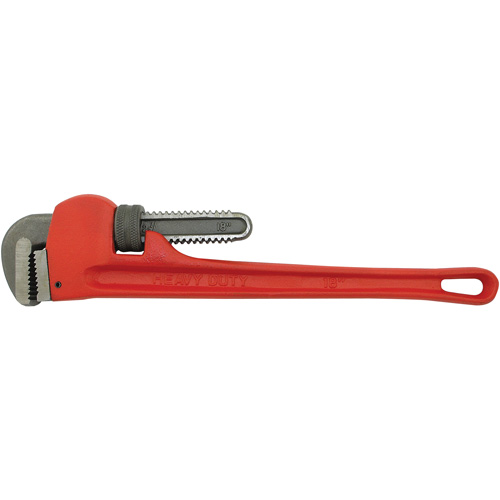 Cl&eacute; &agrave; tuyaux, Cap des m&acirc;choires 2-1/2", Longueur 18", Fini Rev&ecirc;tement en poudre, Prise Aucune Sécurité Médic