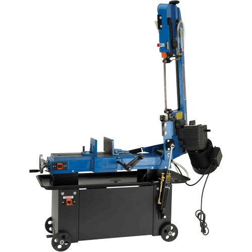 JHVG-712 Metal Bandsaw, Horizontal, 7" Round and 7" x 12" Rectangular Cutting Capacity Sécurité Médic