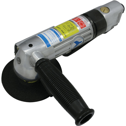 Meuleuse &agrave; angle, Roue 4", Entr&eacute;e 1/4" NPT, 11000 Tr/min Sécurité Médic