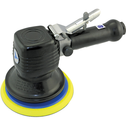FS127A Dual-Action Sander, 6" Dia., 1/4" NPT Inlet, 10000 RPM Sécurité Médic
