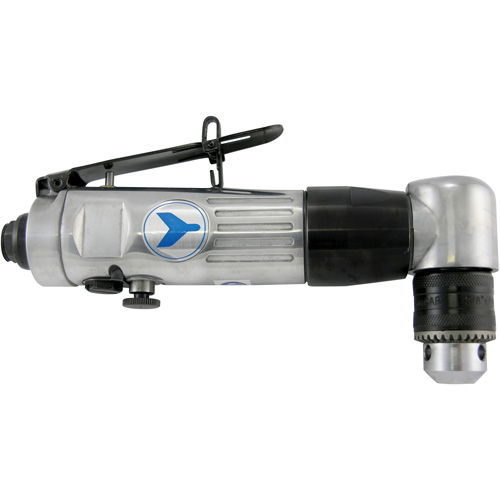 Heavy-Duty Reversible Angle Head Drill, 3/8" Chuck, 1700 No Load RPM Sécurité Médic